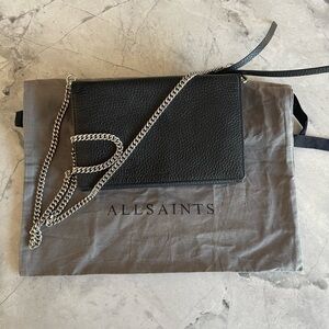 Allsaints leather Crossbody Pocketbook Bag